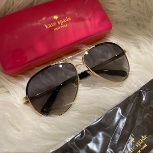 New Kate spade amarissa 59mm aviator sunglasses
